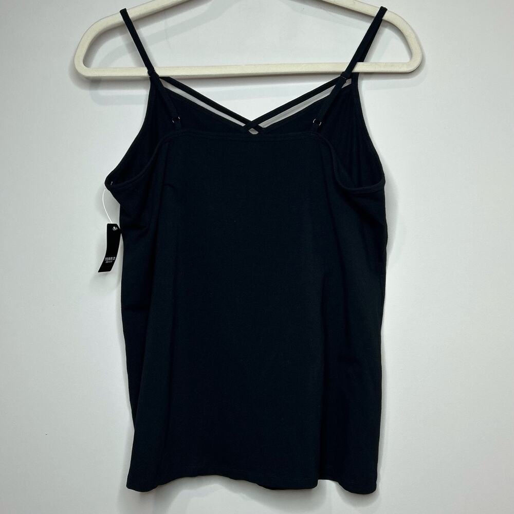 Torrid Black Foxy Strappy Cami Tank Top Size 4/4X/26 NEW - Picture 8 of 9